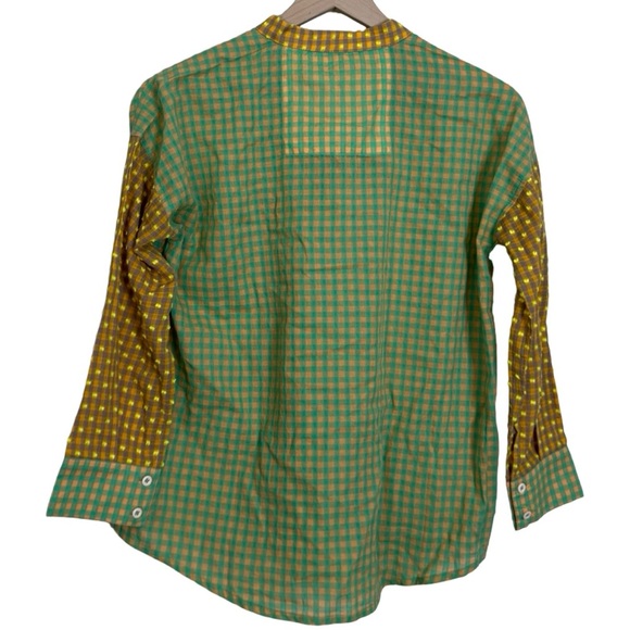 Ace & Jig Lizzie Top Cotton Pullover In Cantaloupe Mixed Print NWT - Picture 3 of 11